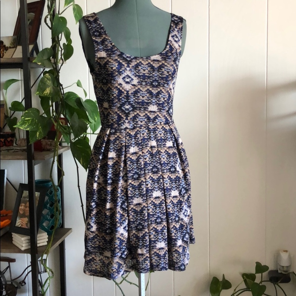 Mimi Chica blue, polyester dress